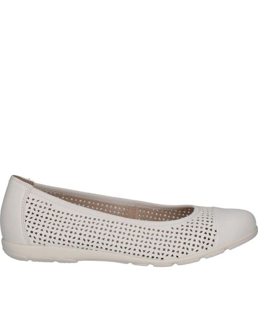 Ballerinas Caprice de color Metallic