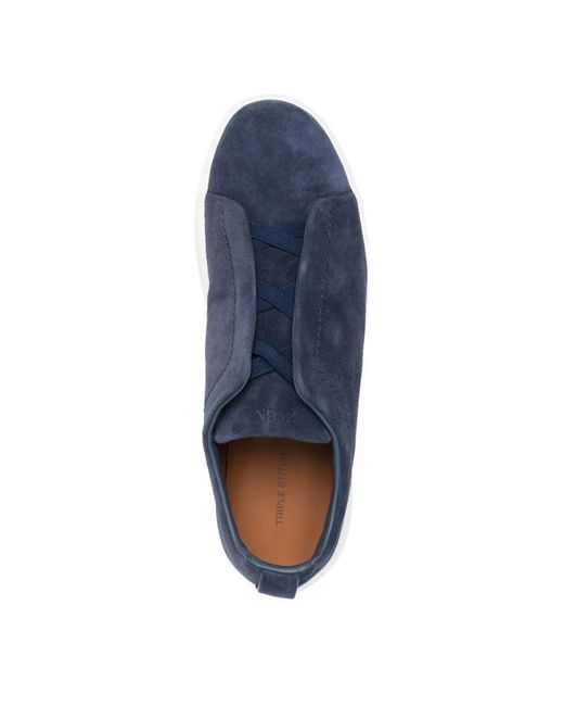 Zegna Blue Sneakers for men