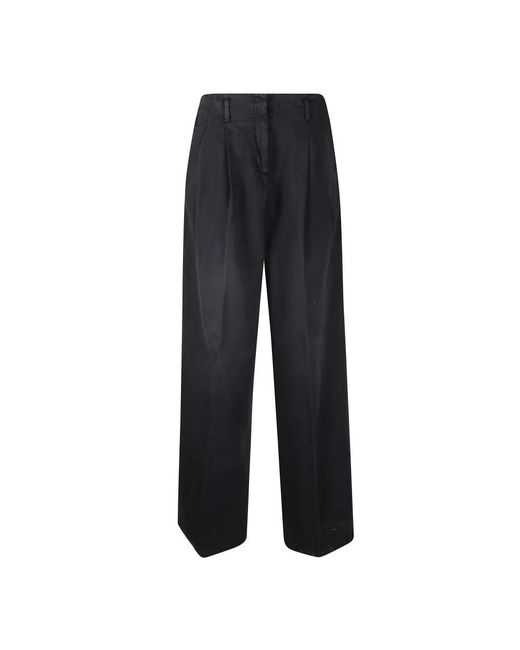 Golden Goose Deluxe Brand Black Wide Trousers