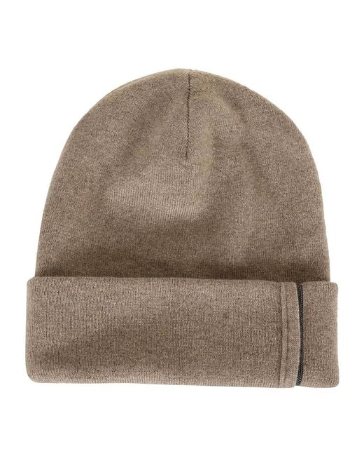 Brunello Cucinelli Brown Beanies