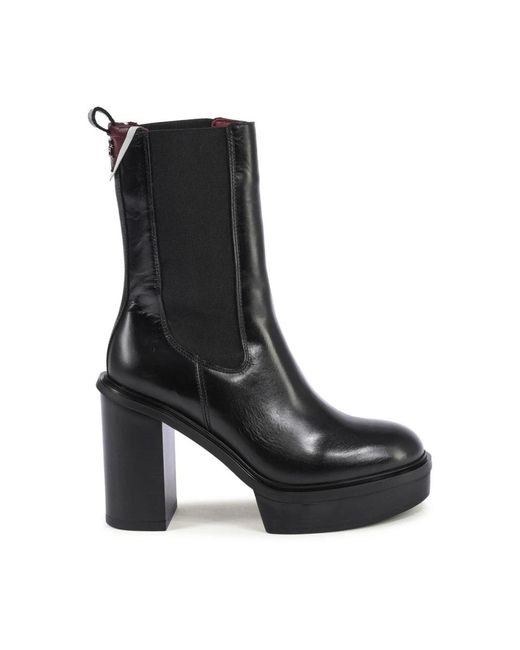 Tommy Hilfiger Black Heeled Boots