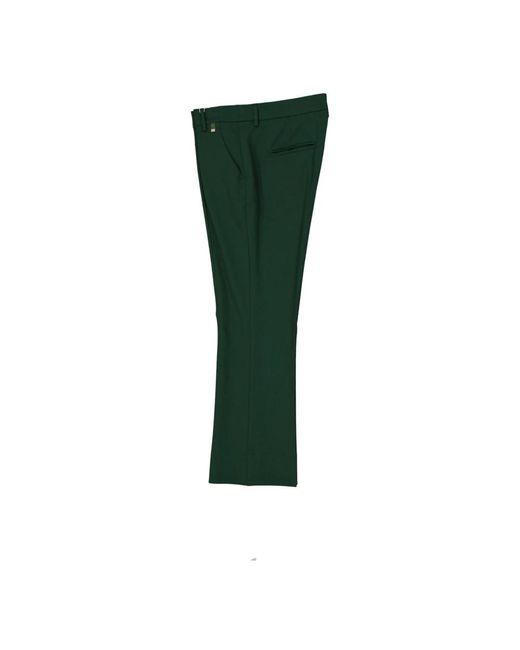 Herno Broeken ,Groen ,Wol Cropped Broek in het Green