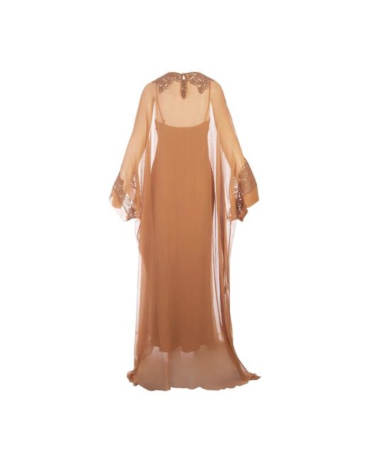 Dresses > day dresses > maxi dresses Ermanno Scervino en coloris Brown