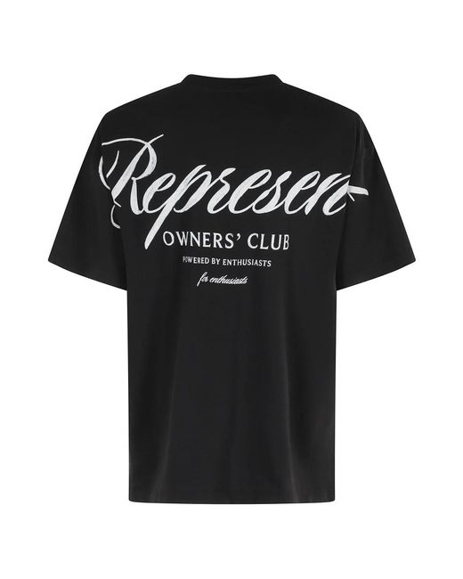T-Shirts Represent de hombre de color Black