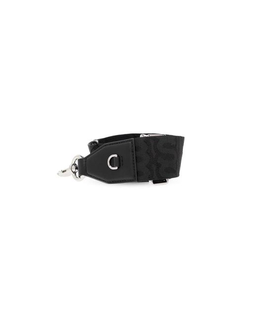 Marc Jacobs Tasriem Met Monogram in het Black