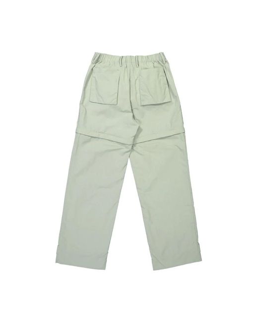 Helmut Lang Green Straight Trousers for men