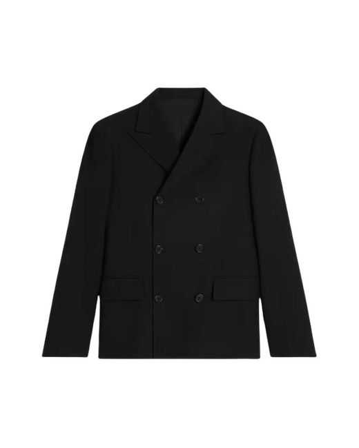 Céline Geklede Jas Van Wol Gabardine in het Black