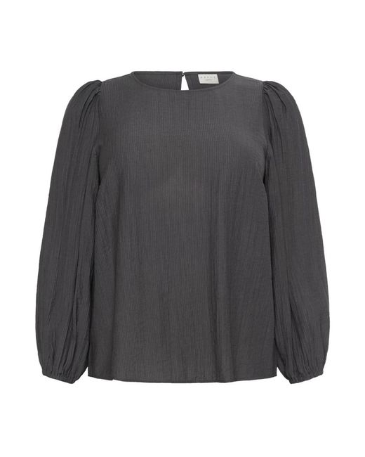 Kaffe Overhemden ,Zwart ,Vrouwelijke Zwarte Oesterblouse in het Black