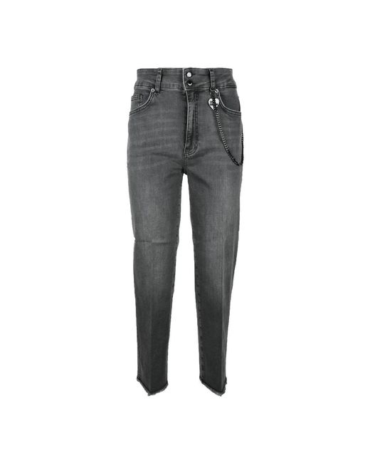 Love Moschino Gray Slim-Fit Jeans