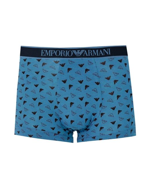 Emporio Armani 3er-pack boxershorts stilvolles komfort-set in Blue für Herren