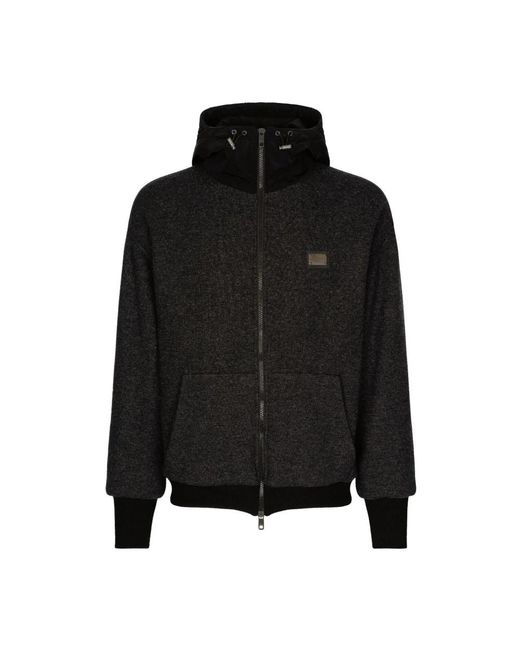 Dolce & Gabbana Zip-Throughs in het Black voor heren