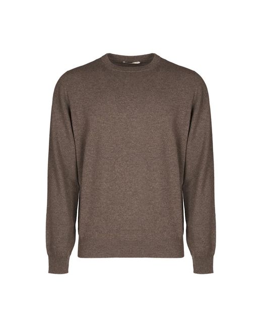 FILIPPO DE LAURENTIIS Round-Neck Knitwear in het Brown voor heren