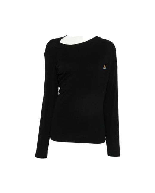 Vivienne Westwood Black Long Sleeve T-Shirts