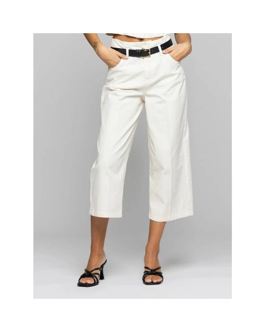 Trousers > cropped trousers Kocca en coloris White