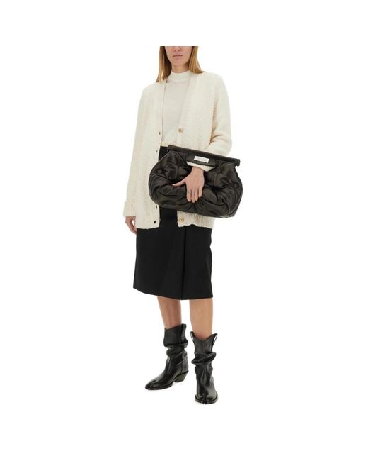 Maison Margiela White Round-Neck Knitwear