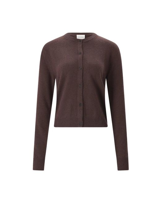 Closed Crewneck Vest in het Brown