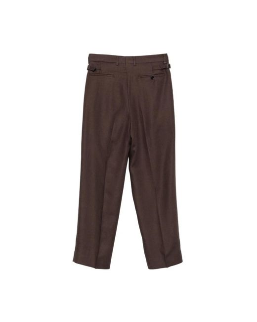 BE ABLE Brown Straight Trousers for men