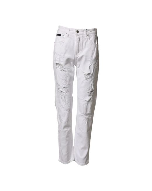 Dolce & Gabbana Gray Bootcut Jeans