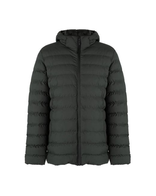 Geox Gewatteerde Parka Met Capuchon in het Black voor heren