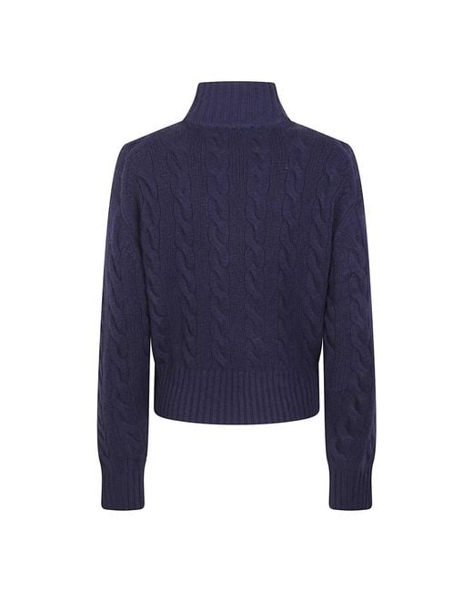 Turtlenecks di Ralph Lauren in Blue