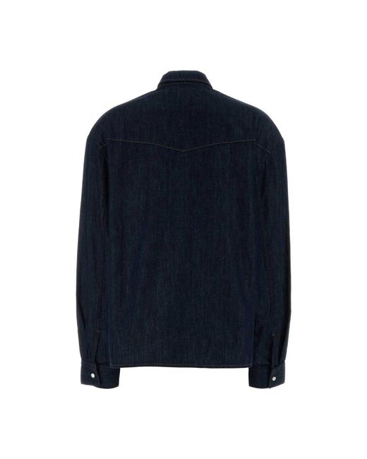 Khaite Blue Denim Shirts