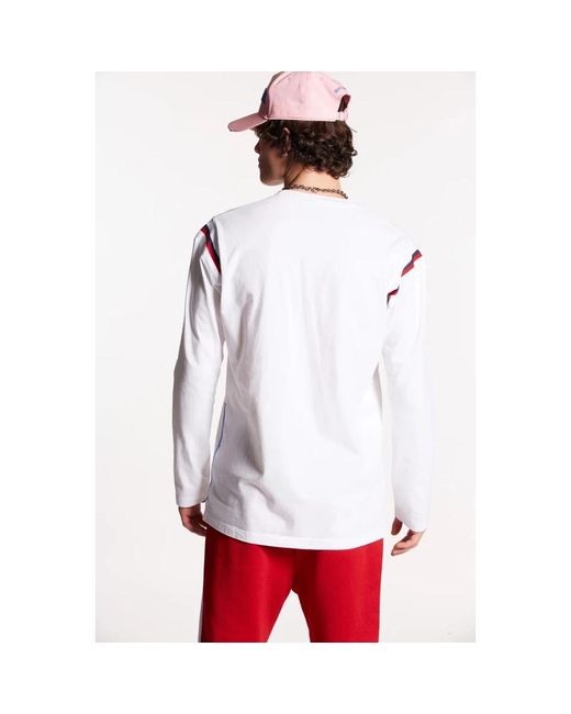 DSquared² Tops ,Wit ,Katoen Casual Katoenen T-Shirt in het Red voor heren