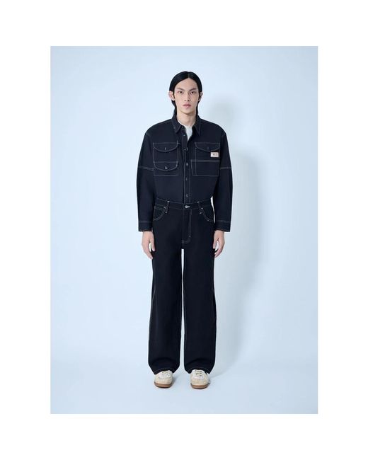 STORY mfg. Blue Casual Shirts for men