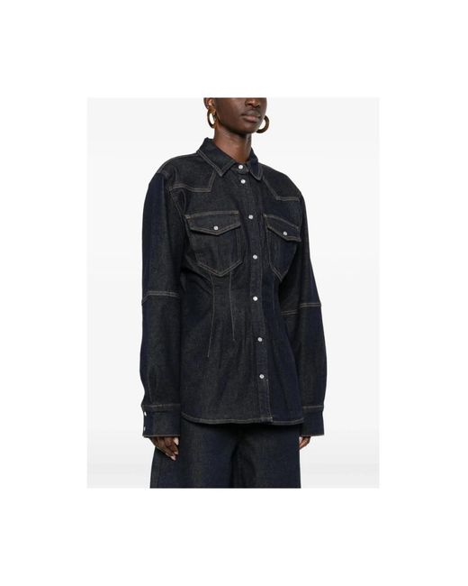 Gestuz Blue Denim Shirts