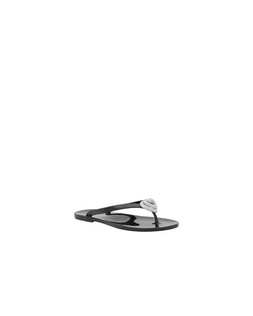 Mach & Mach Black Flip Flops