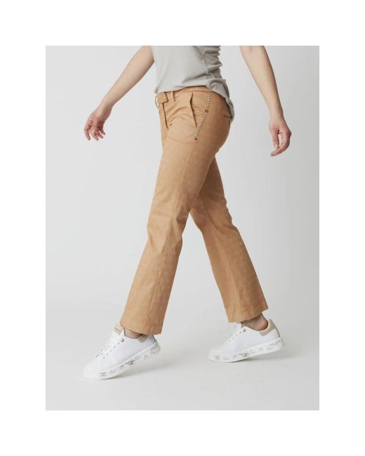 Mason's Natural Straight Trousers