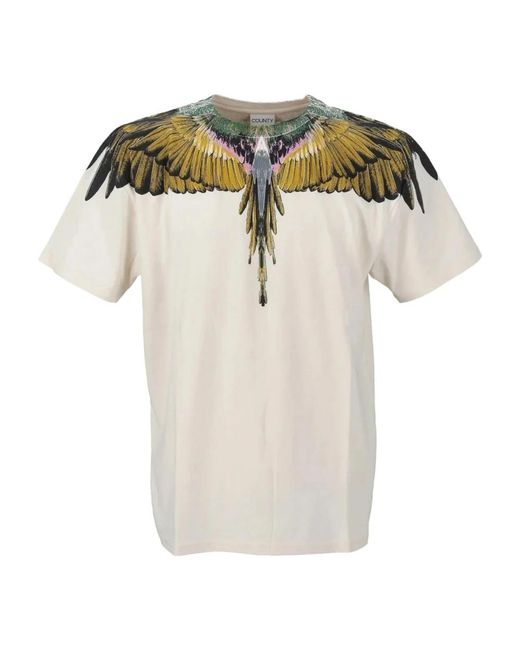 Marcelo Burlon Natural T-Shirts for men