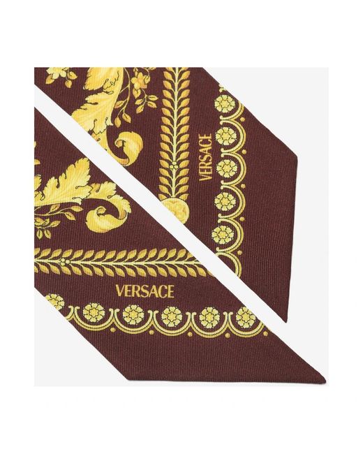 Versace Metallic Silky Scarves