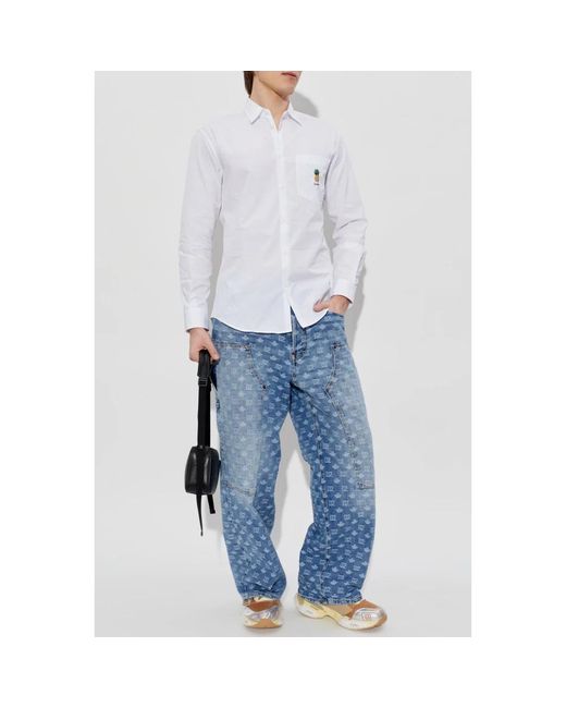 DSquared² White Formal Shirts for men
