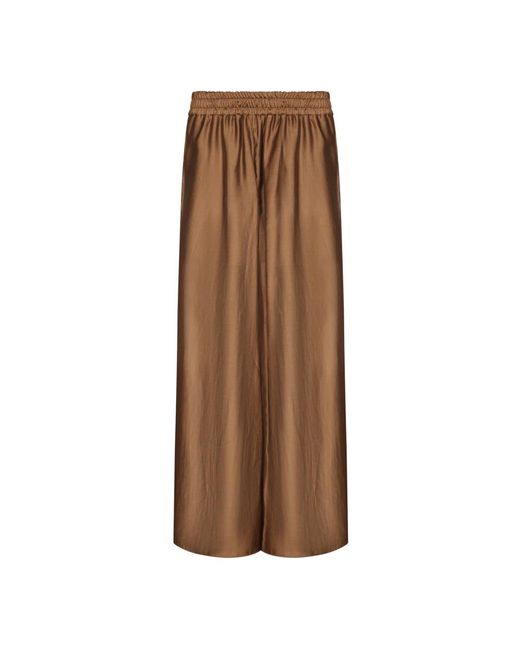 Blanca Vita Brown Wide Trousers