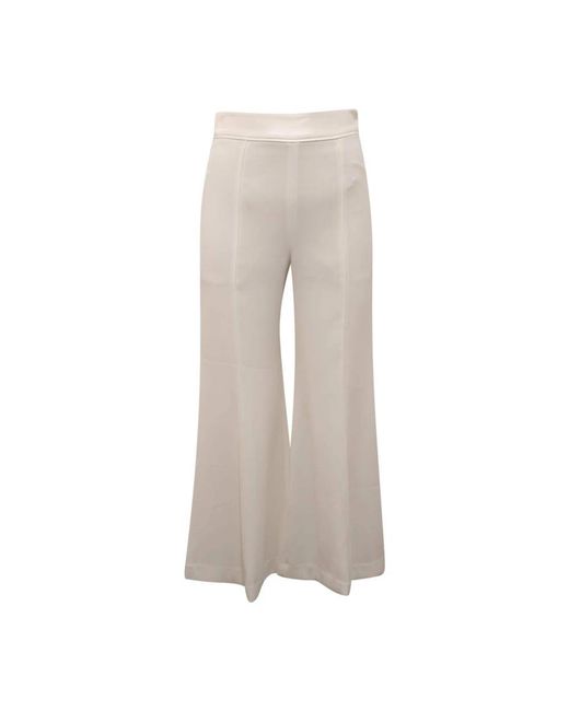 Twinset Natural Wide Trousers