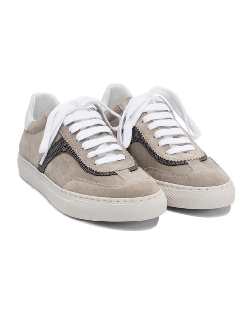 Brunello Cucinelli Gray Sneakers