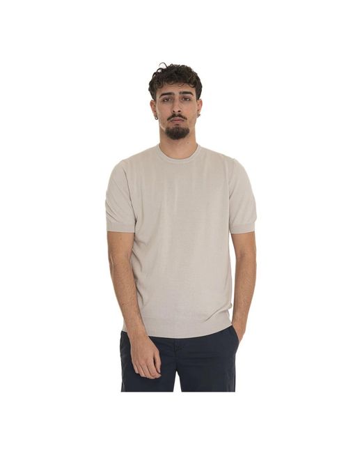 Round-Neck Knitwear di Gran Sasso in Gray da Uomo