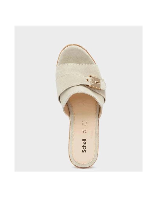 Scholl White Wedges