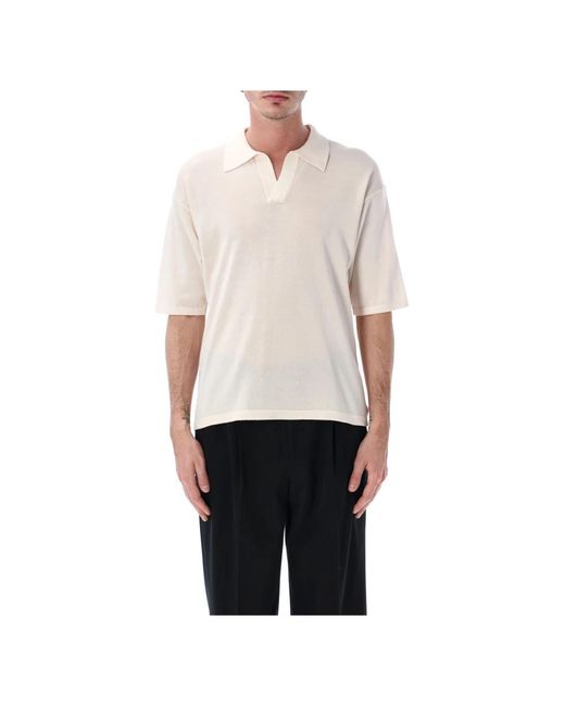 Roberto Collina White Polo Shirts for men