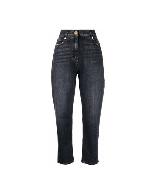 Balmain Blue Loose Fit Jeans