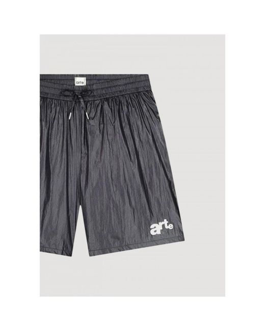 Arte' Black Casual Shorts for men