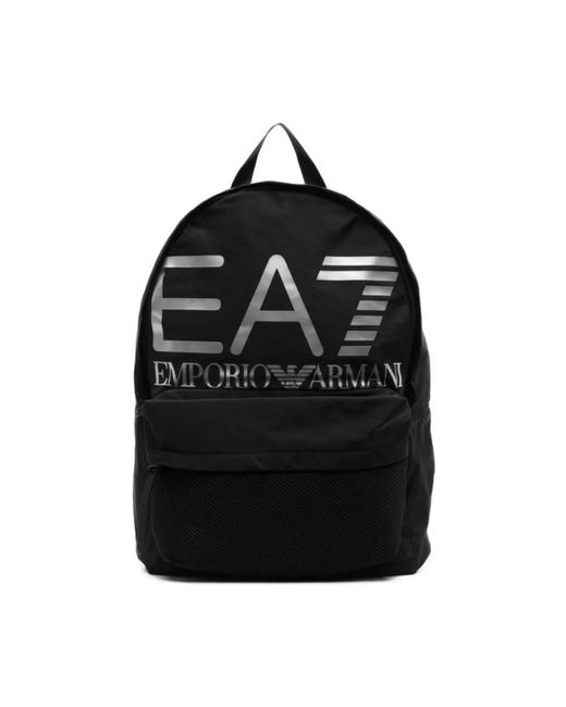 EA7 Black Rucksack