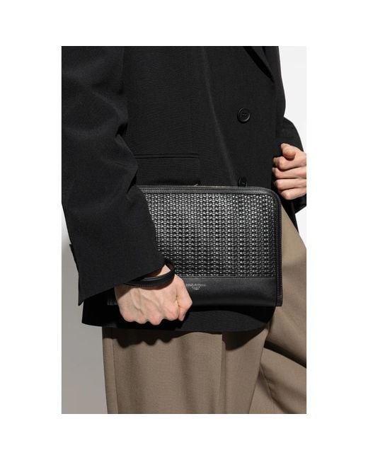 Dolce & Gabbana Black Clutches for men
