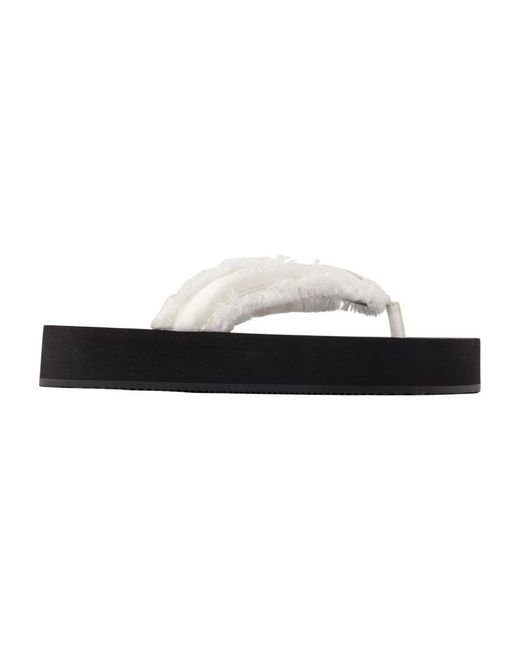 Balenciaga Black Flip Flops