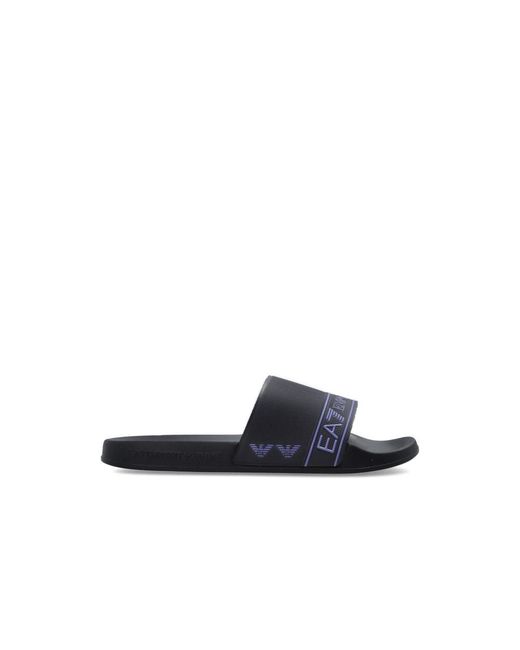 EA7 Rubber Slides in Blue für Herren