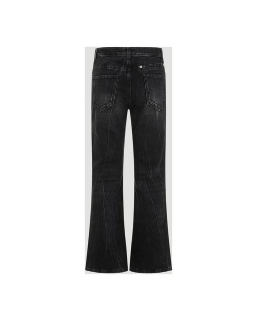 Givenchy Jeans ,Zwart ,Katoen Zwarte Katoenen Boot Cut Broek in het Black