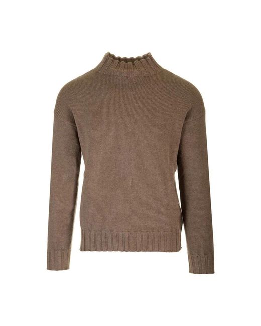 Tagliatore Brown Turtlenecks for men