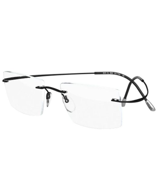 Glasses di Silhouette in Metallic