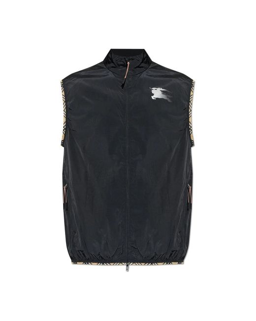 Vests Burberry pour homme en coloris Black