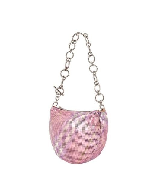 Burberry Pink Eve Wallet On Chain